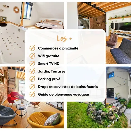 بيت للعطل Loft Campagnard, Jardin, Terrasse Saint-Augustin (Seine-et-Marne)